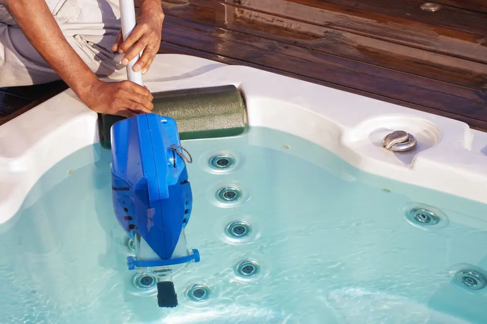 Equipamentos de limpeza profissional para banheiras, hidromassagem e ofurôs